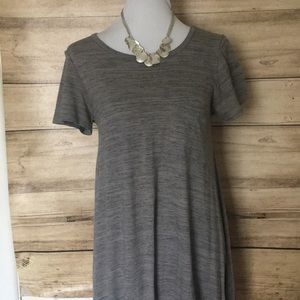 Lularoe Carly Heathered gray